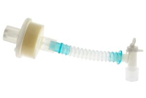 HME bacterial viral filter with double swivel catheter mount
